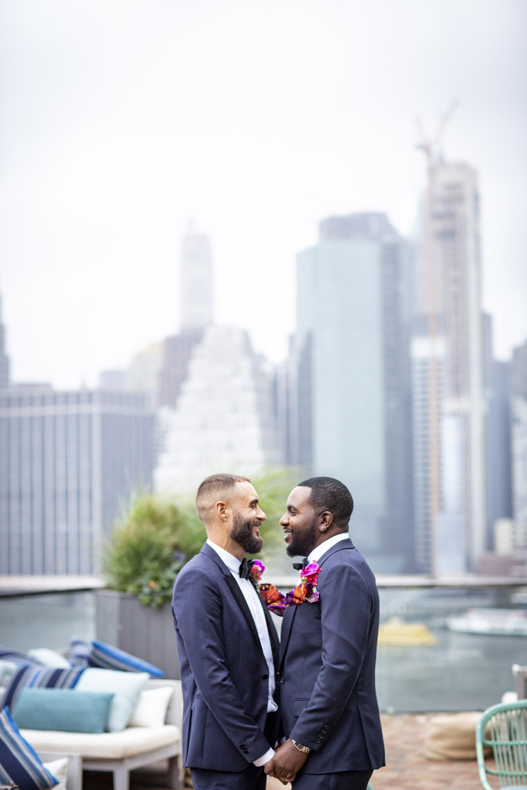 1 Hotel Brooklyn Bridge same sex wedding