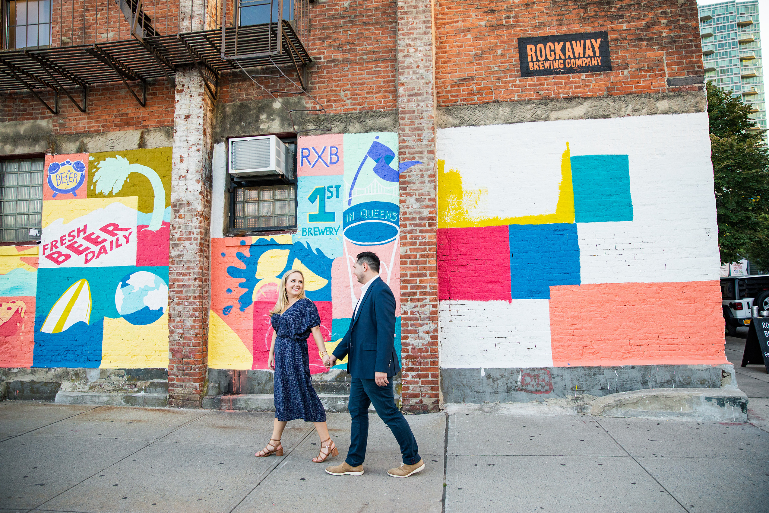 Long Island City Engagement Session Sarma and Co. Photography