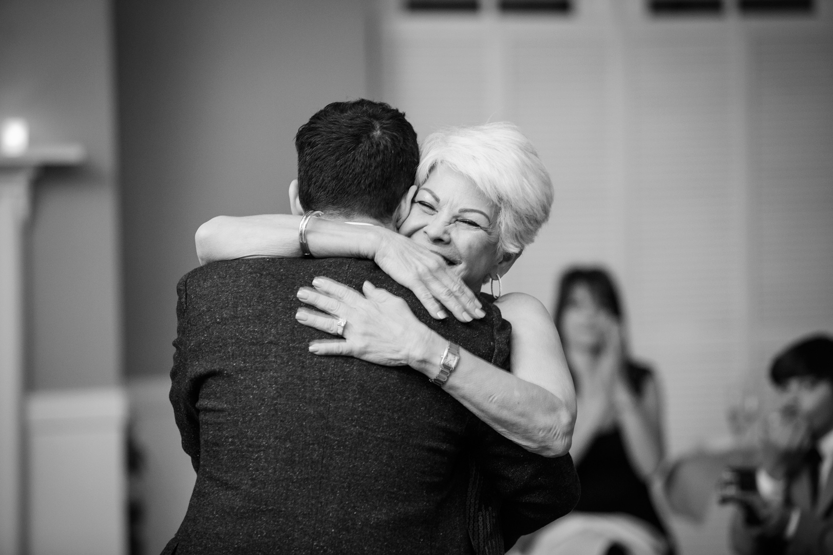 mother and son dancing at wedding at Highlands Country Club